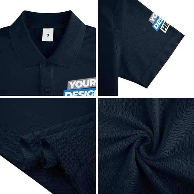 Polo personalizado, camisa escolar, polo de golf, para negocios, ropa informal y equipos deportivos