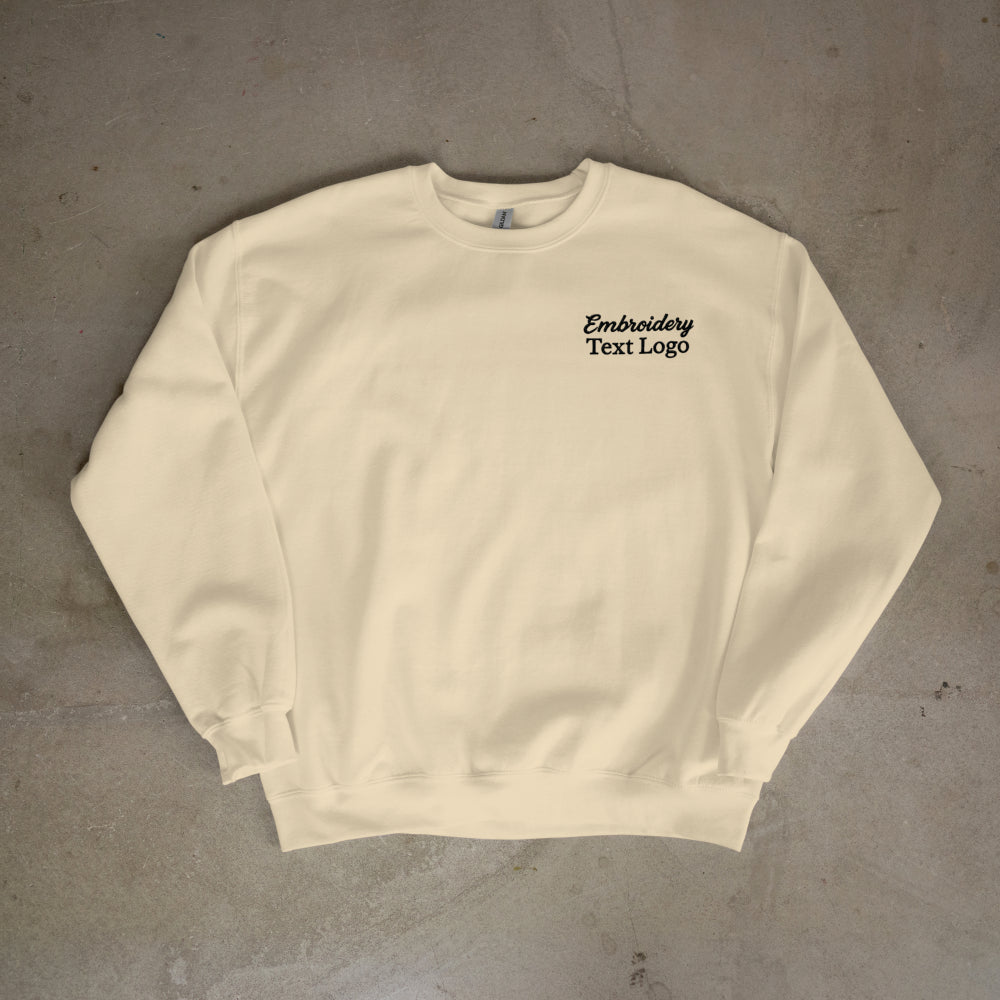 Sweat-shirt unisexe brodé personnalisé