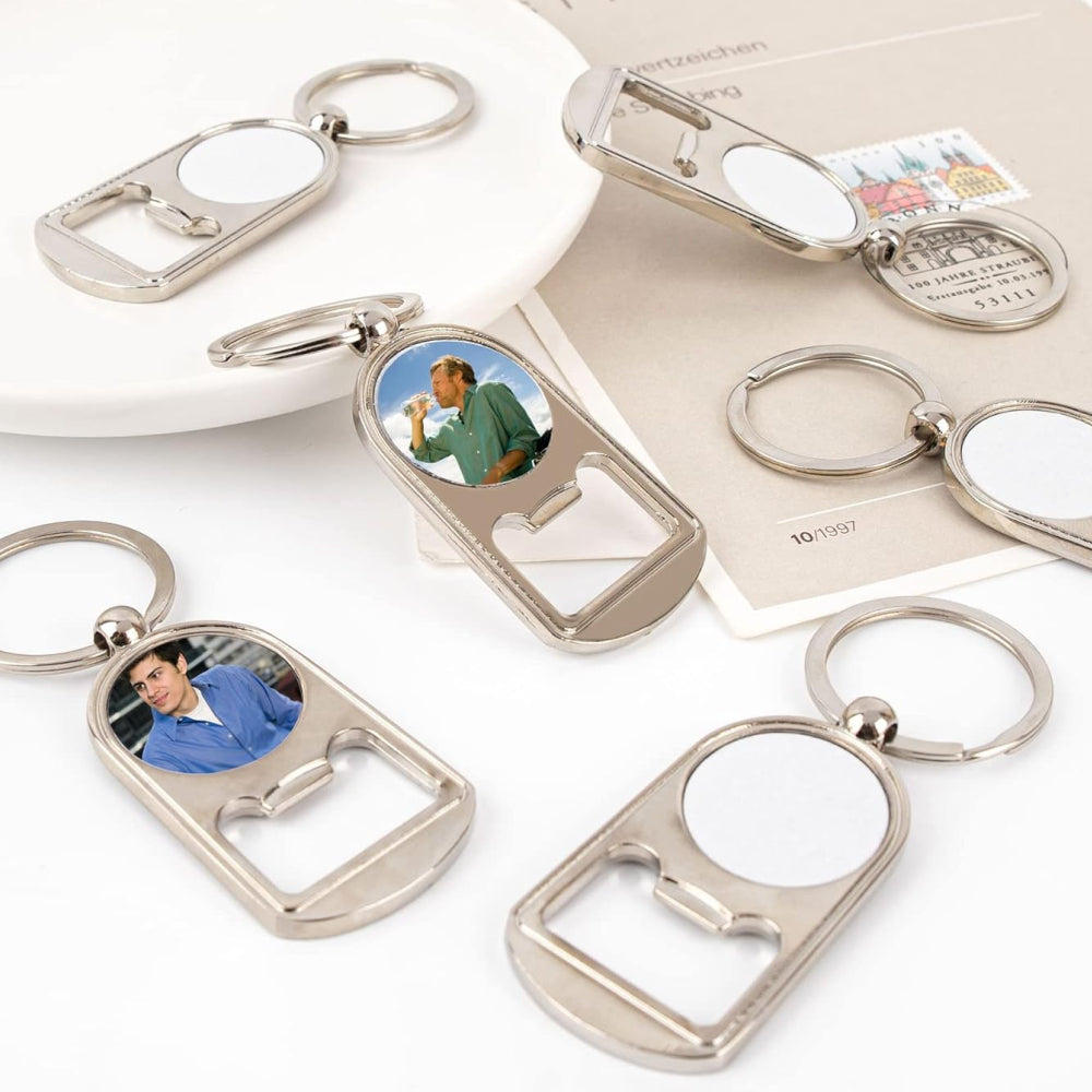 Porte-clés Décapsuleur en métal Clé personnalisée