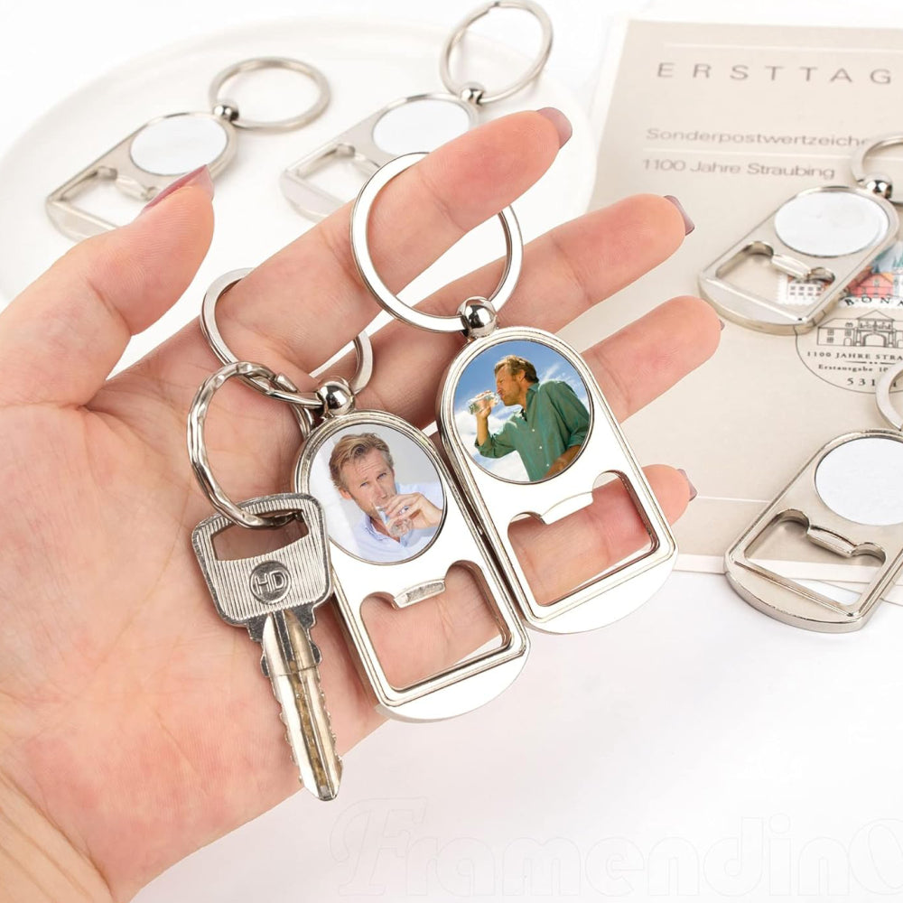 Porte-clés Décapsuleur en métal Clé personnalisée