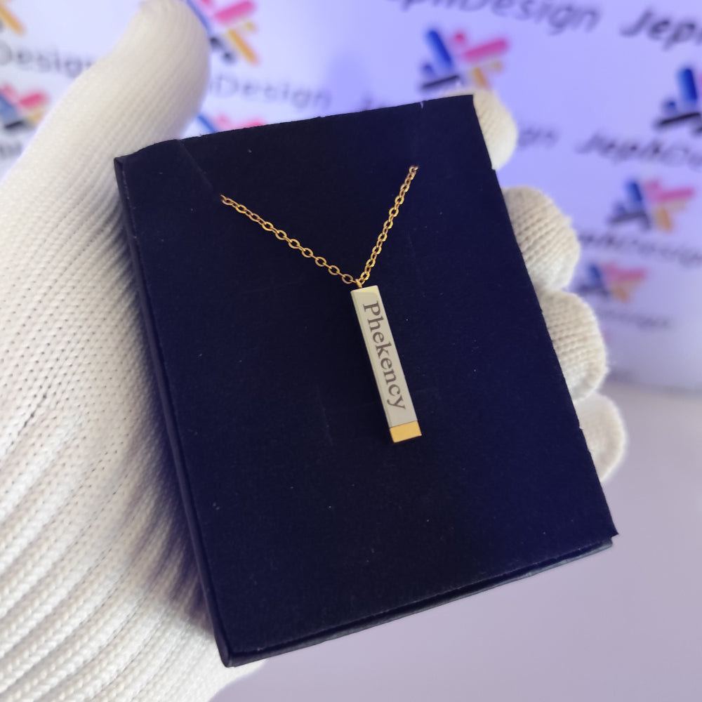 Pendentif Message Inoubliable Unisexe