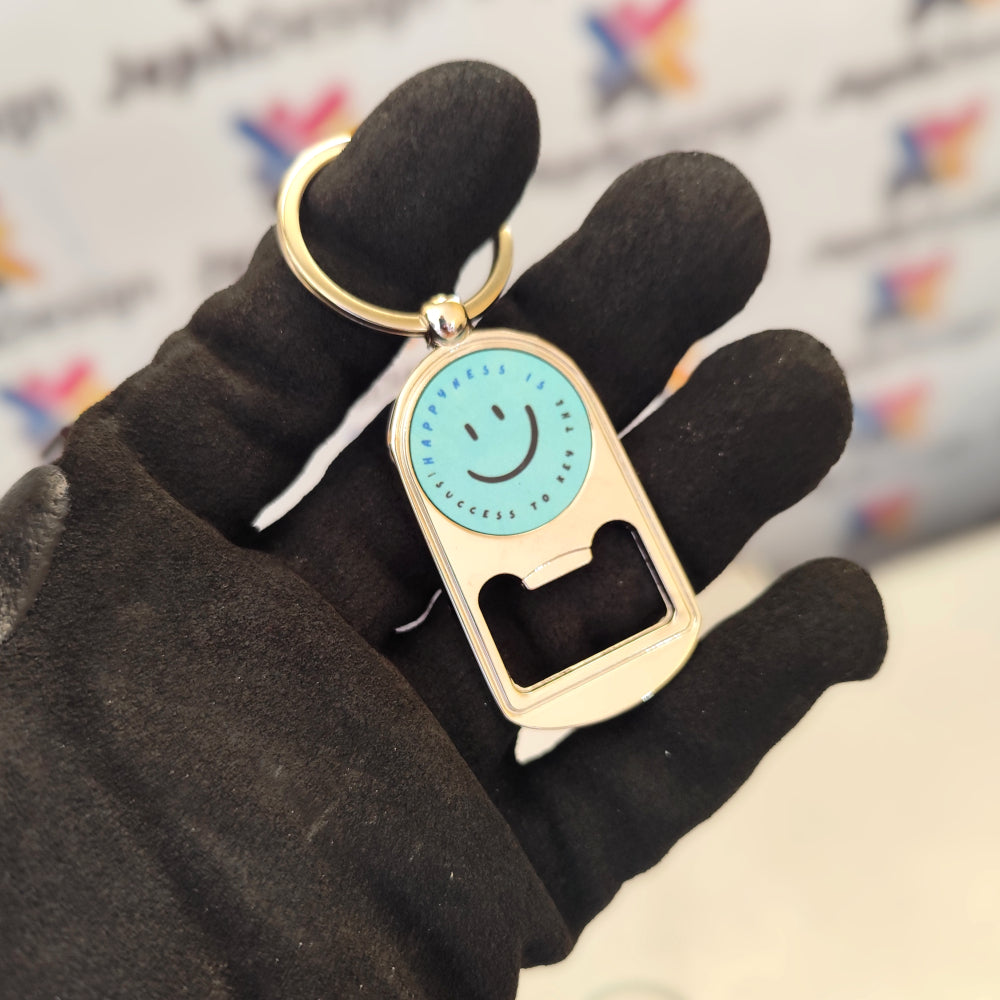 Porte-clés Décapsuleur en métal Clé personnalisée