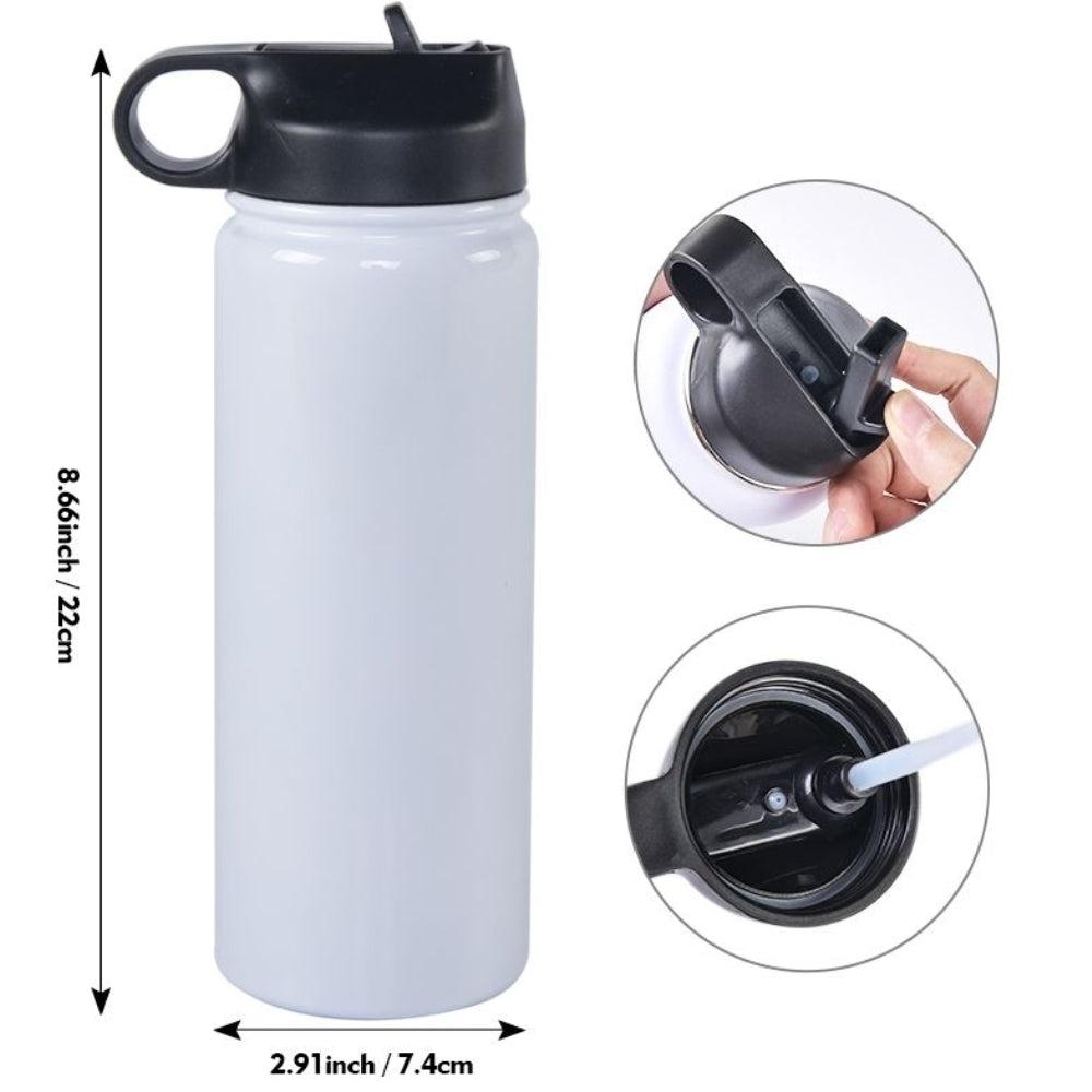 Bouteille d'eau en acier inoxydable de 32 oz