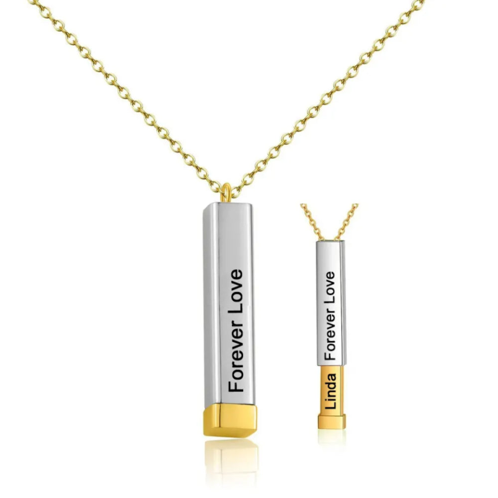Pendentif Message Inoubliable Unisexe