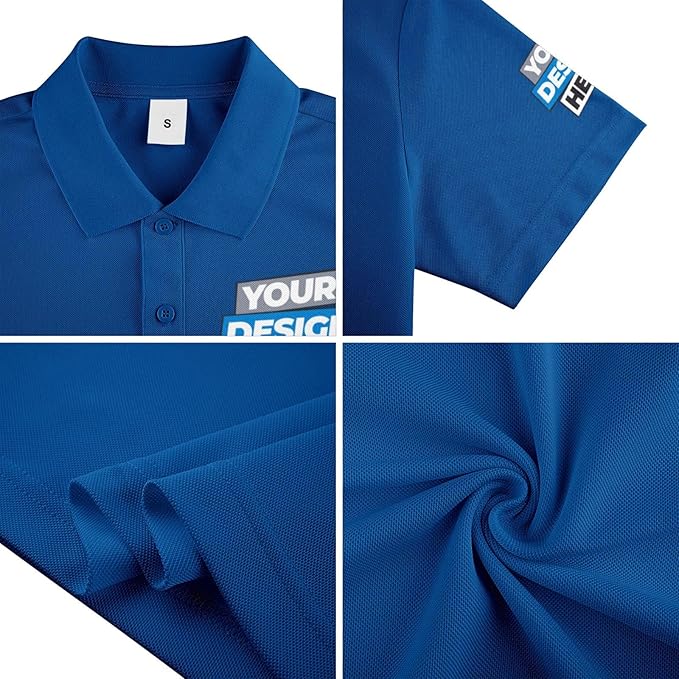 Custom Polo Shirt, School Shirt, Golf Polo Shirt, for Business, Casual Wear, and Sports Teams