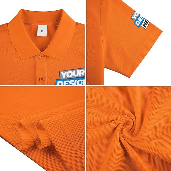 Custom Polo Shirt, School Shirt, Golf Polo Shirt, for Business, Casual Wear, and Sports Teams