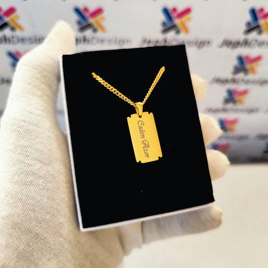 Razor Blade Necklace