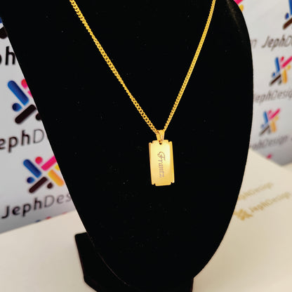 Razor Blade Necklace