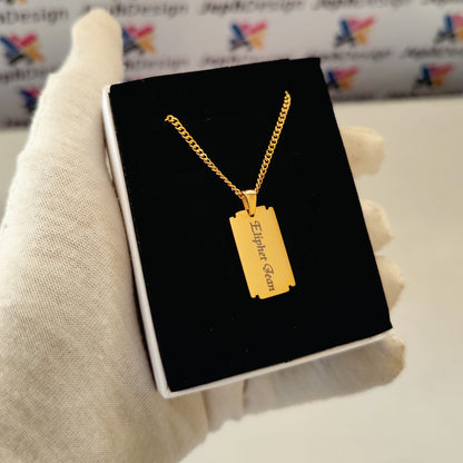 Razor Blade Necklace