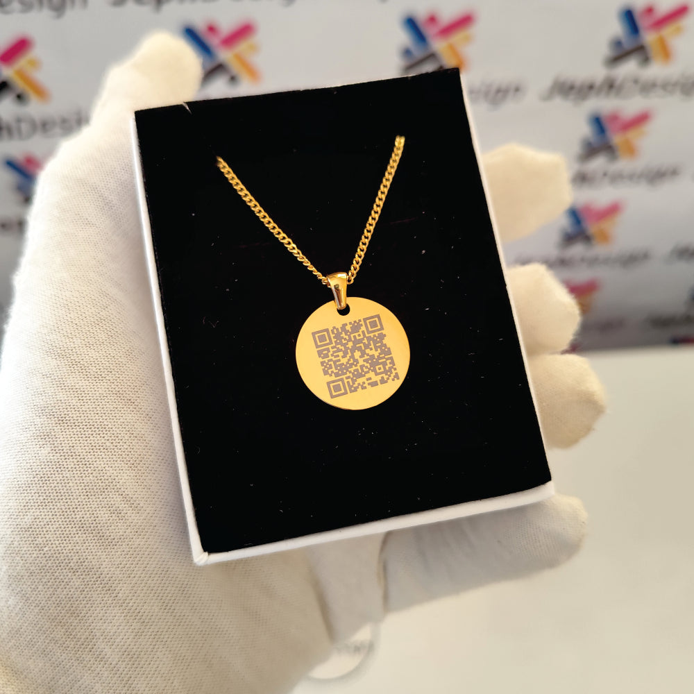 Glow Round Pendant Necklace