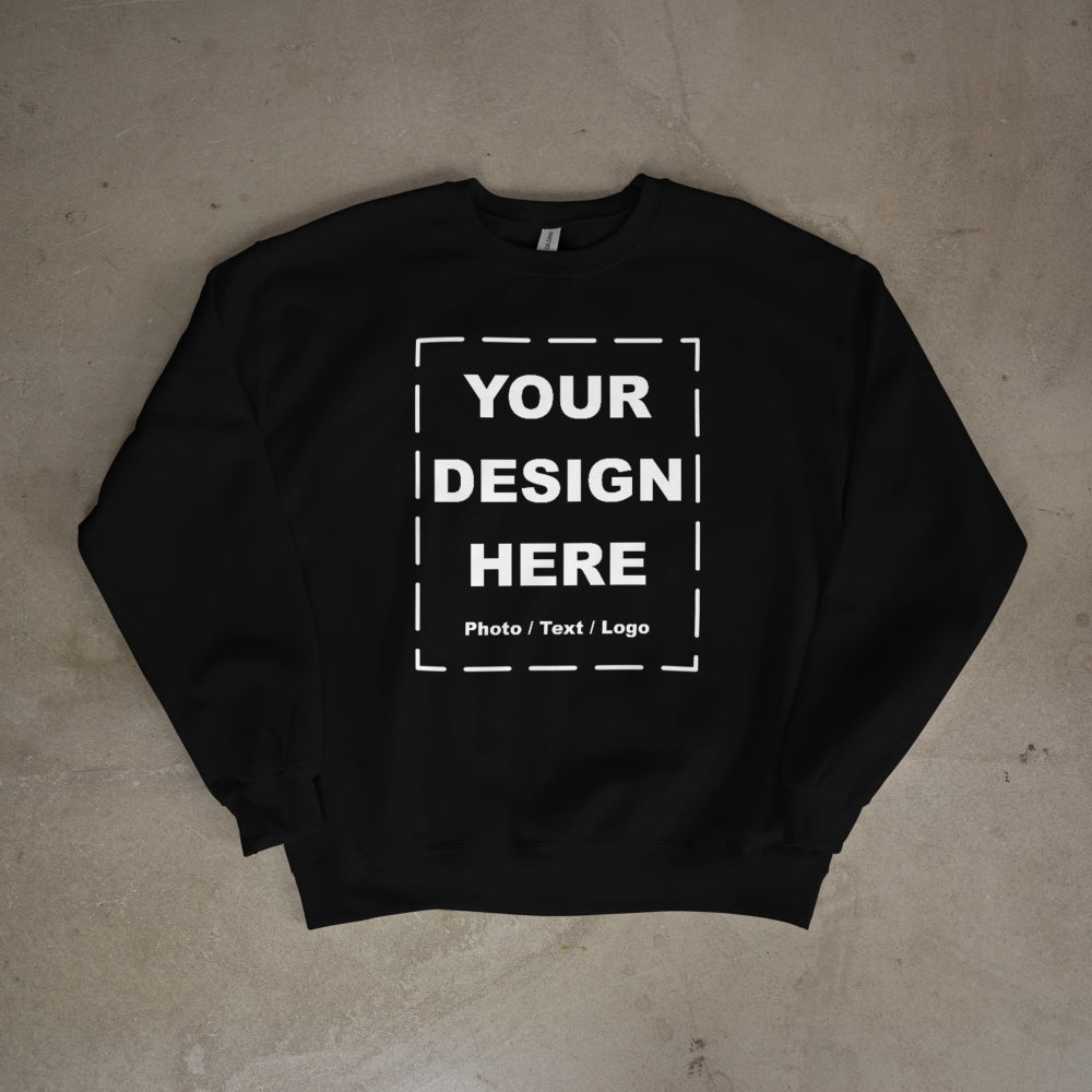 Sudadera con foto y texto personalizados - Corte unisex