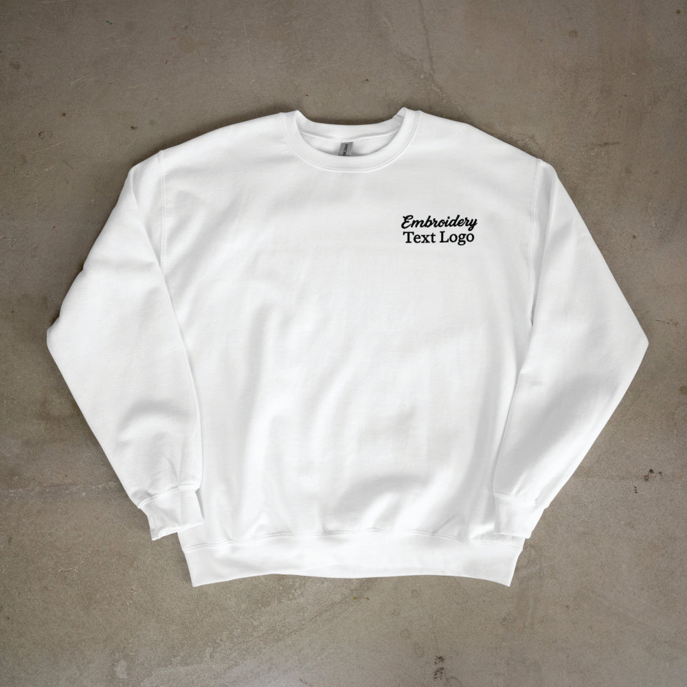 Sweat-shirt unisexe brodé personnalisé