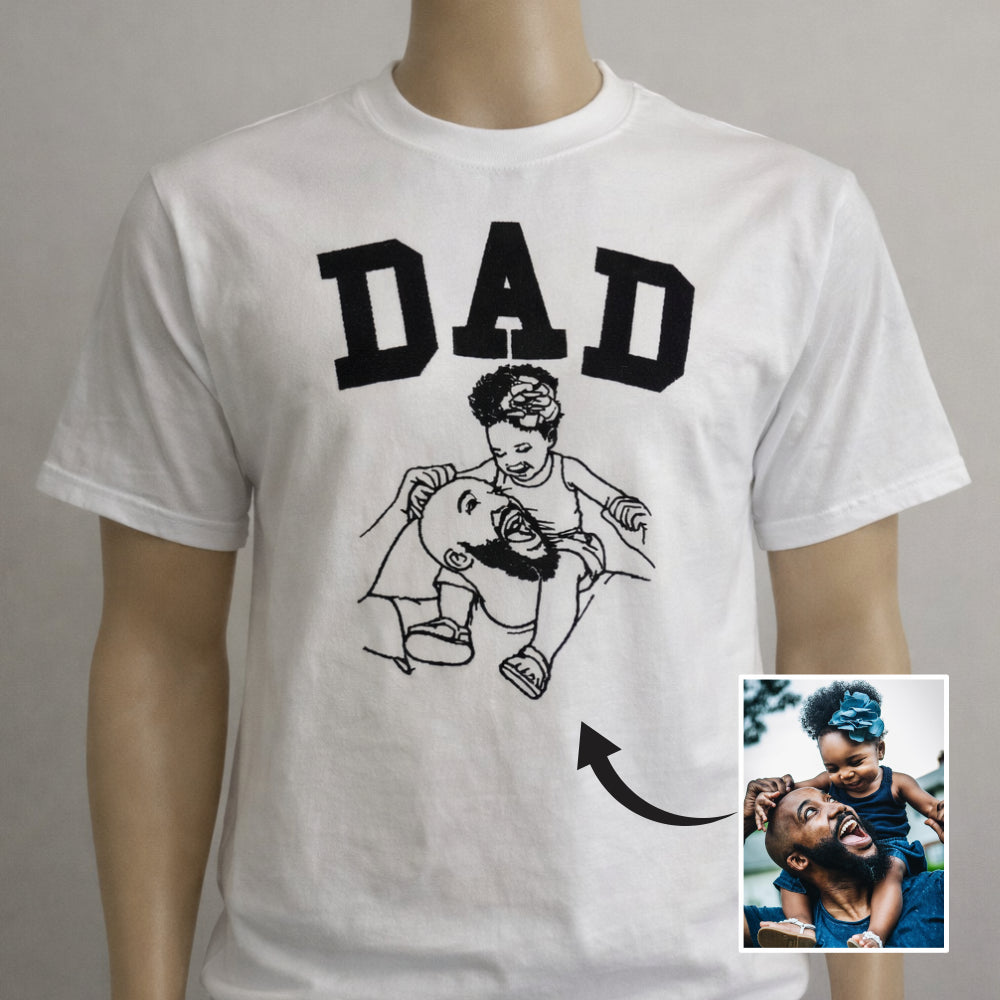 Dad t-shirt – Embroidered with Pride