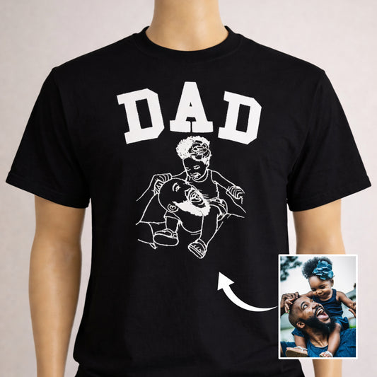 Dad t-shirt – Embroidered with Pride