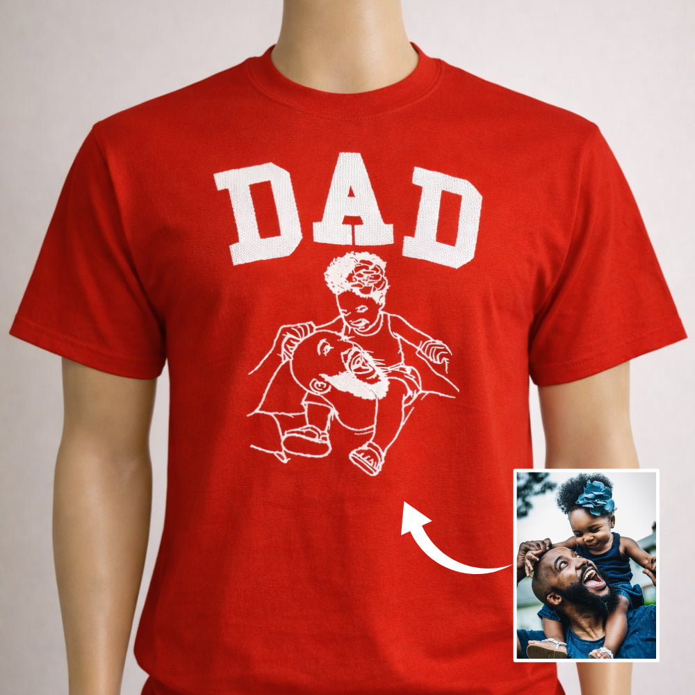Dad t-shirt – Embroidered with Pride