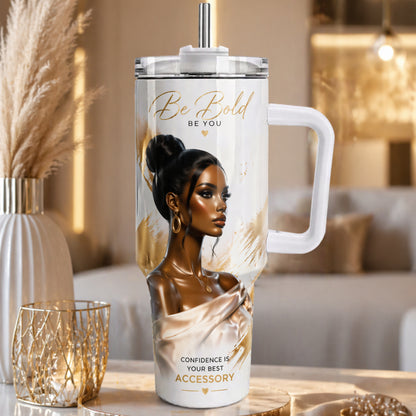 40 oz Tumbler with Handle Insulated Large Tumblers Bulk with Lids and Straws Stainless Steel