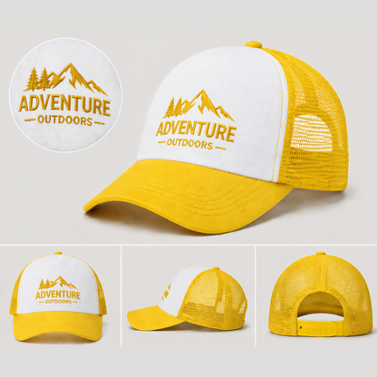 Custom Embroidered Hat – Mesh Snapback
