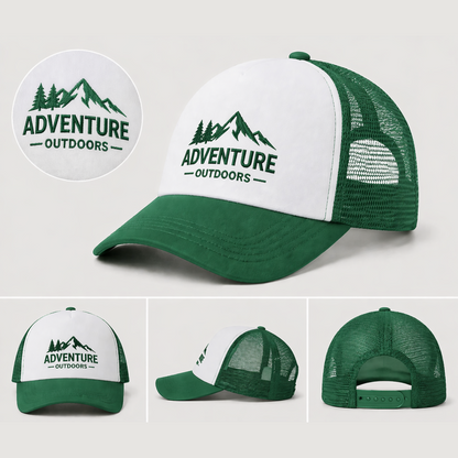 Custom Embroidered Hat – Mesh Snapback