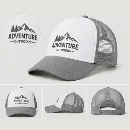 Custom Embroidered Hat – Mesh Snapback