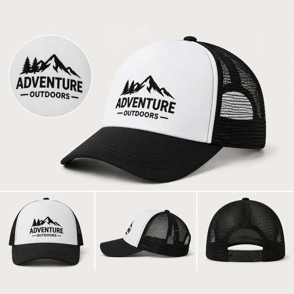 Custom Embroidered Hat – Mesh Snapback