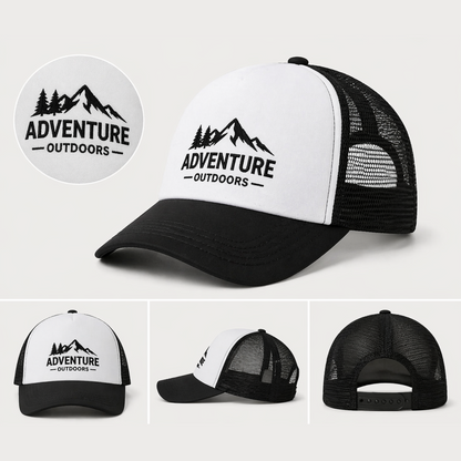 Custom Embroidered Hat – Mesh Snapback