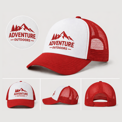 Custom Embroidered Hat – Mesh Snapback
