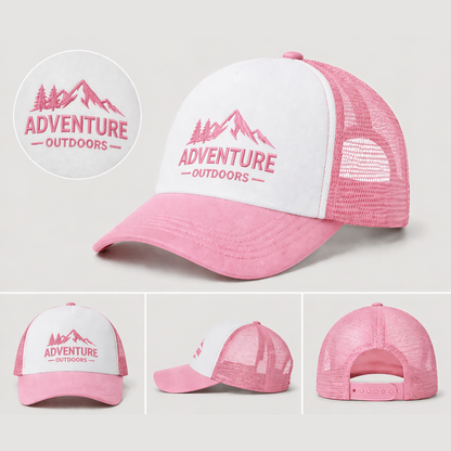 Custom Embroidered Hat – Mesh Snapback