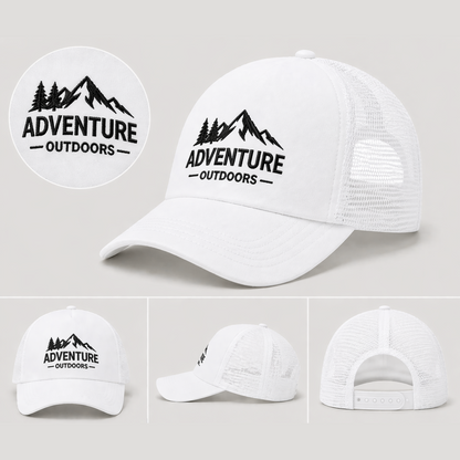 Custom Embroidered Hat – Mesh Snapback