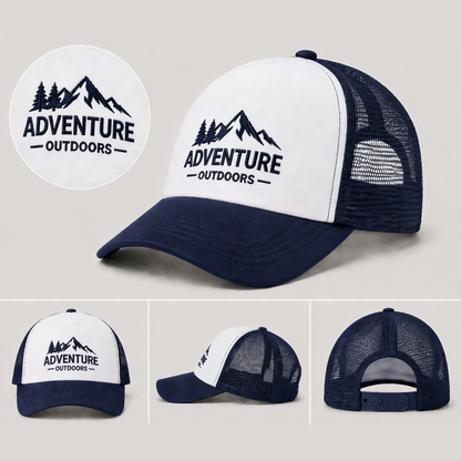 Custom Embroidered Hat – Mesh Snapback