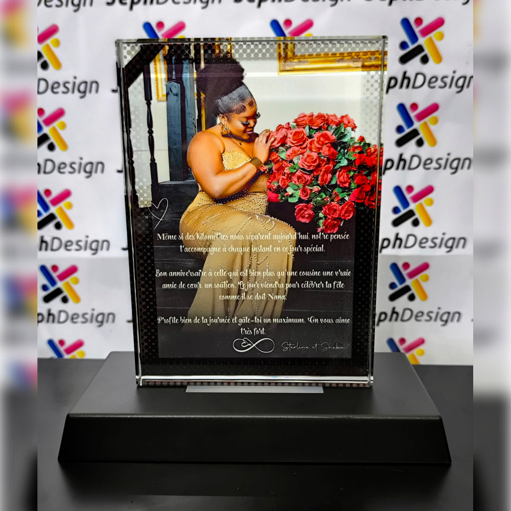 Crystal Honor Plaque