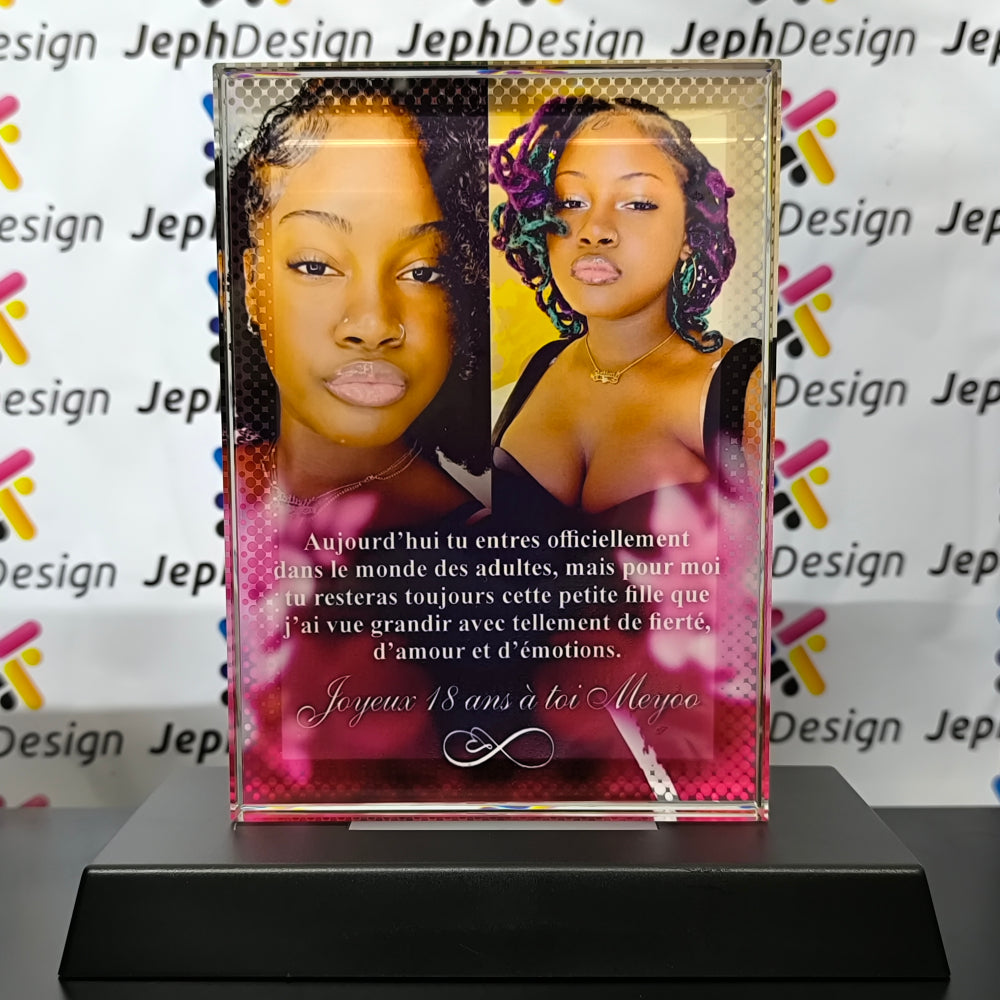 Crystal Honor Plaque