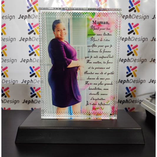 Crystal Honor Plaque