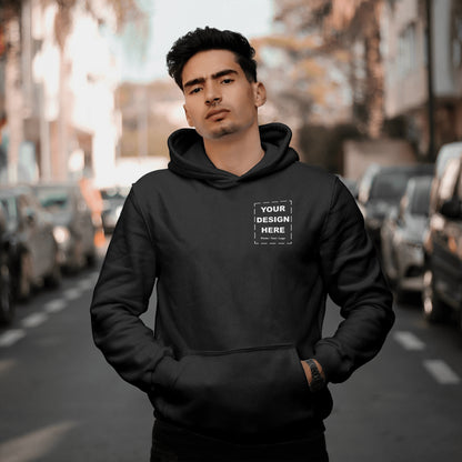 Sudadera unisex con capucha estampada personalizada