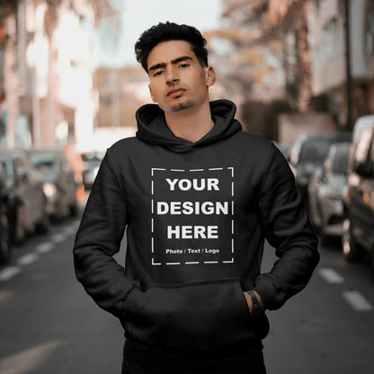 Sudadera unisex con capucha estampada personalizada