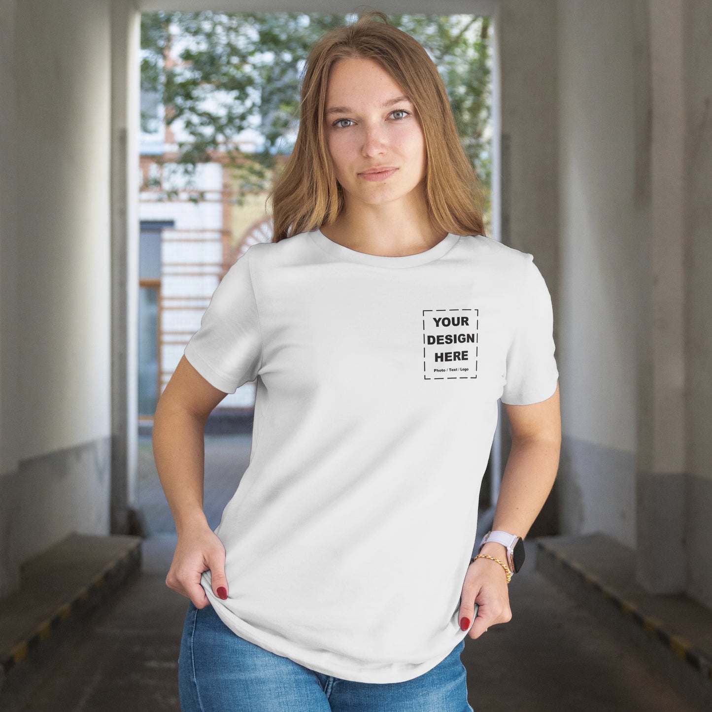 T-shirt unisexe imprimé personnalisé