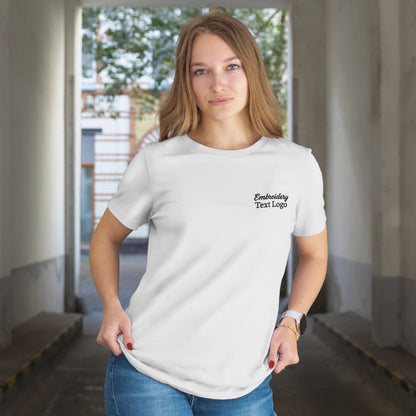 T-shirt unisexe brodé personnalisé