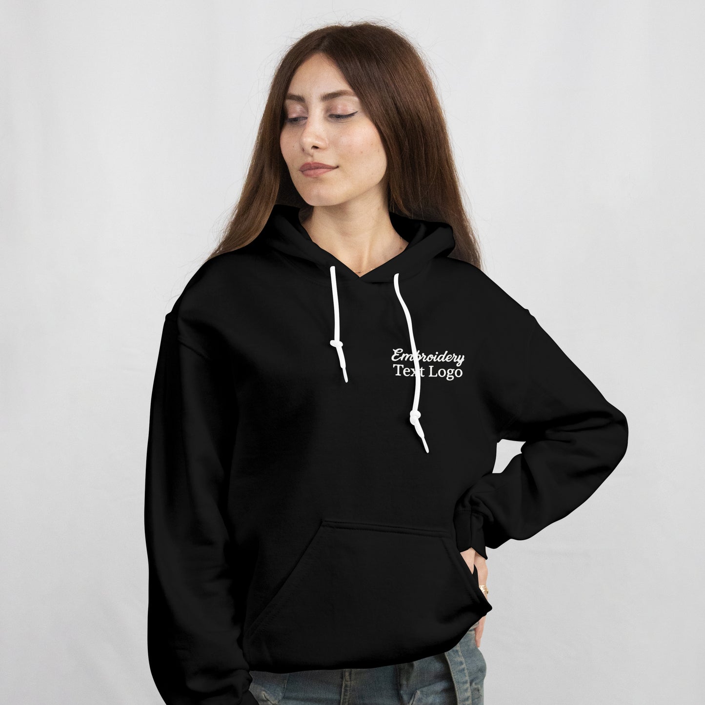 Sweat à capuche unisexe brodé personnalisé