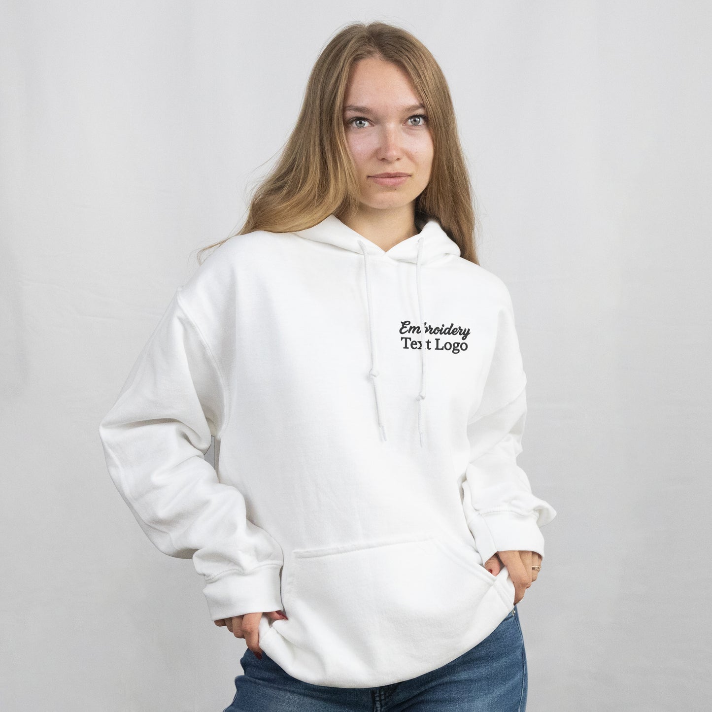 Sweat à capuche unisexe brodé personnalisé