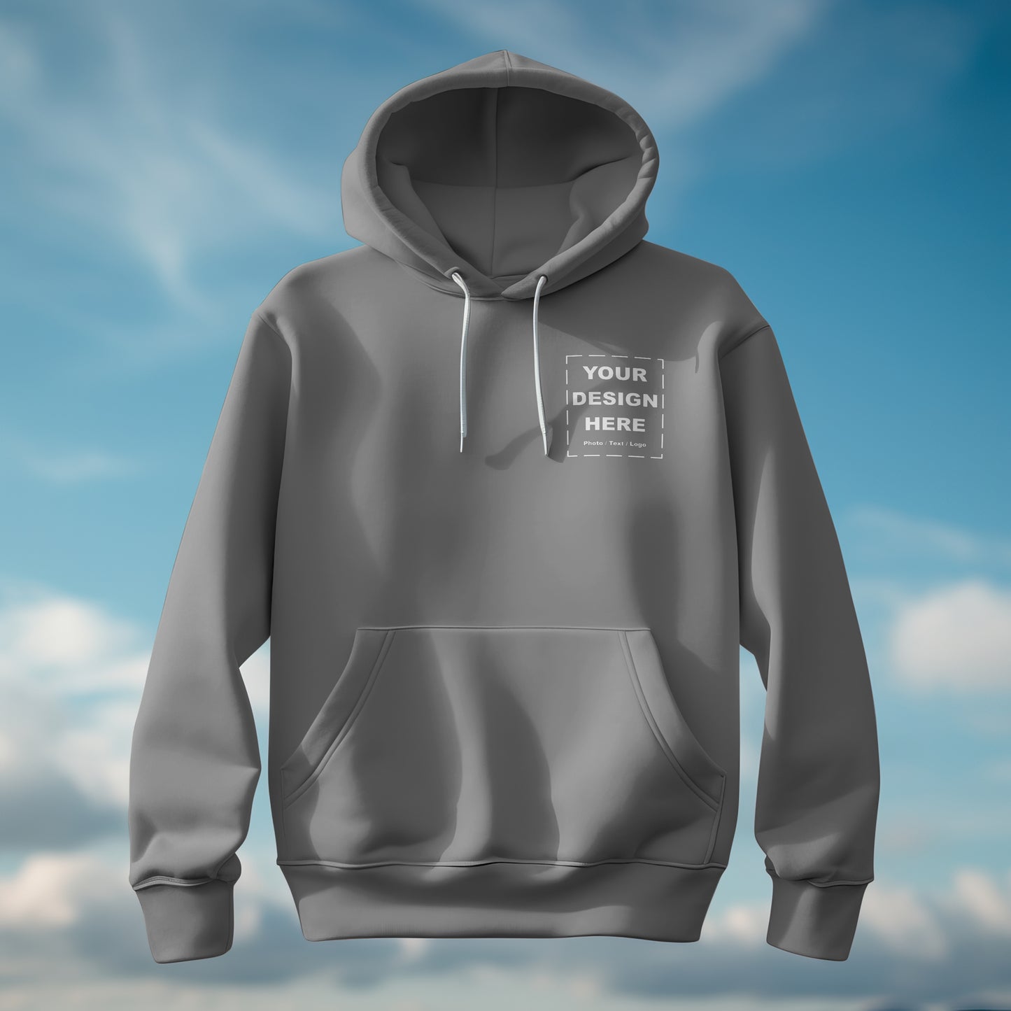 Sudadera unisex con capucha estampada personalizada