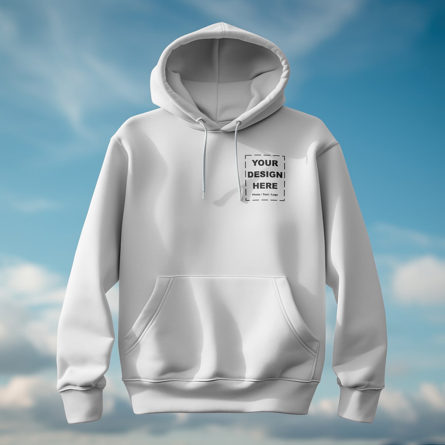 Sudadera unisex con capucha estampada personalizada