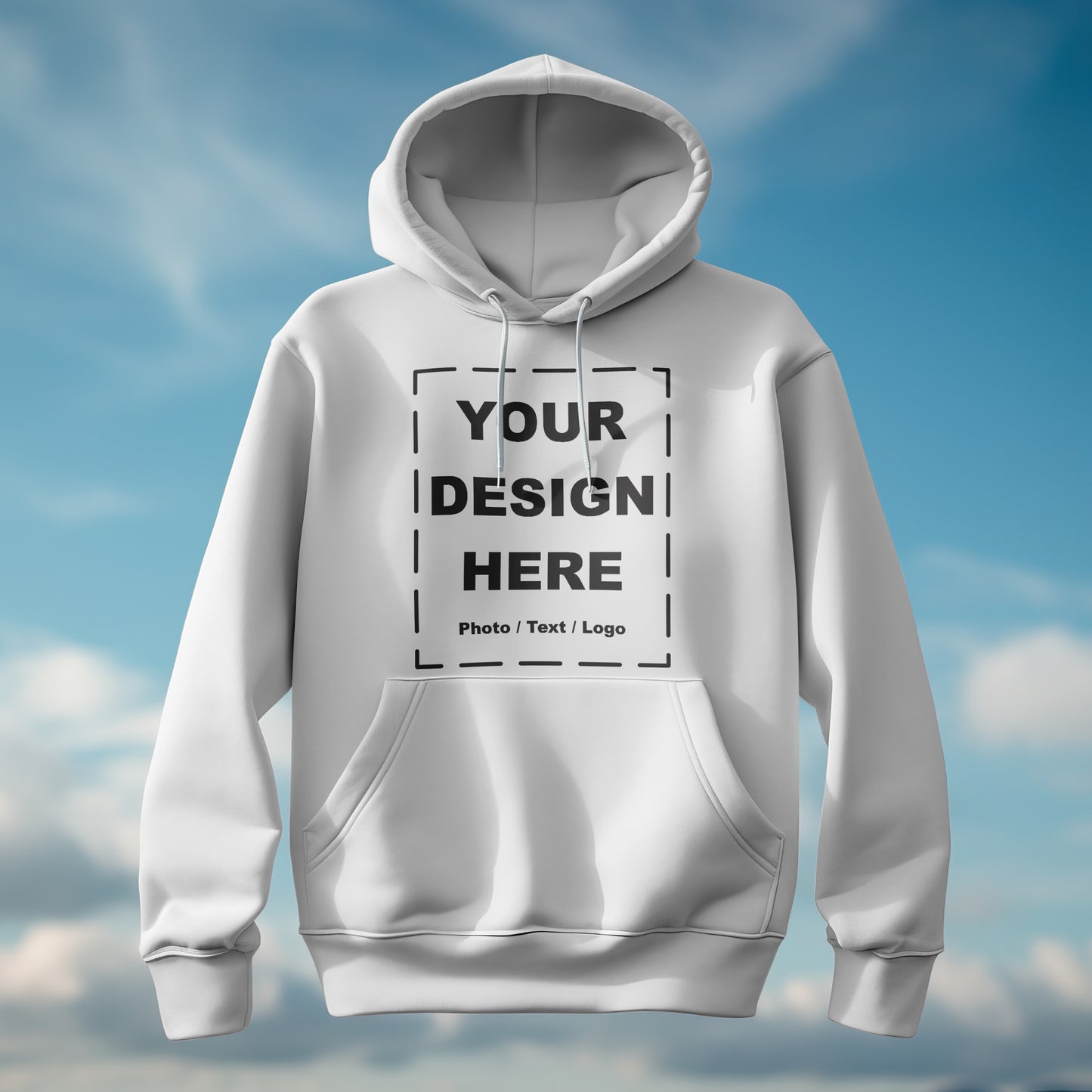 Sudadera unisex con capucha estampada personalizada