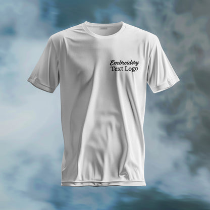 T-shirt unisexe brodé personnalisé