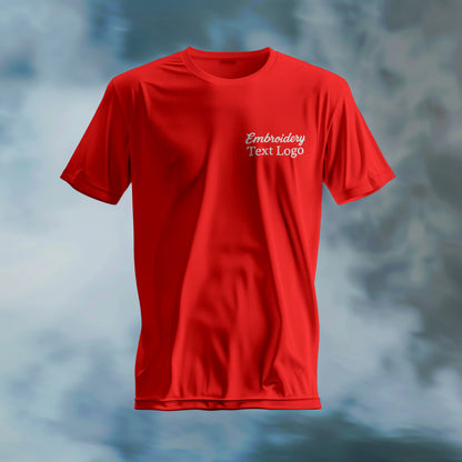 T-shirt unisexe brodé personnalisé