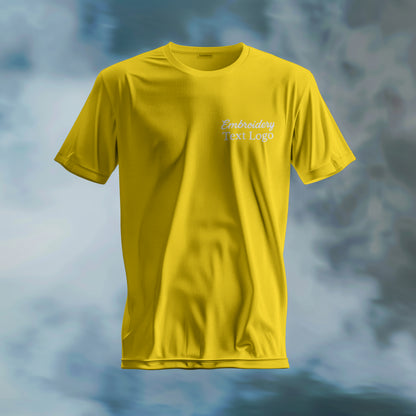 T-shirt unisexe brodé personnalisé