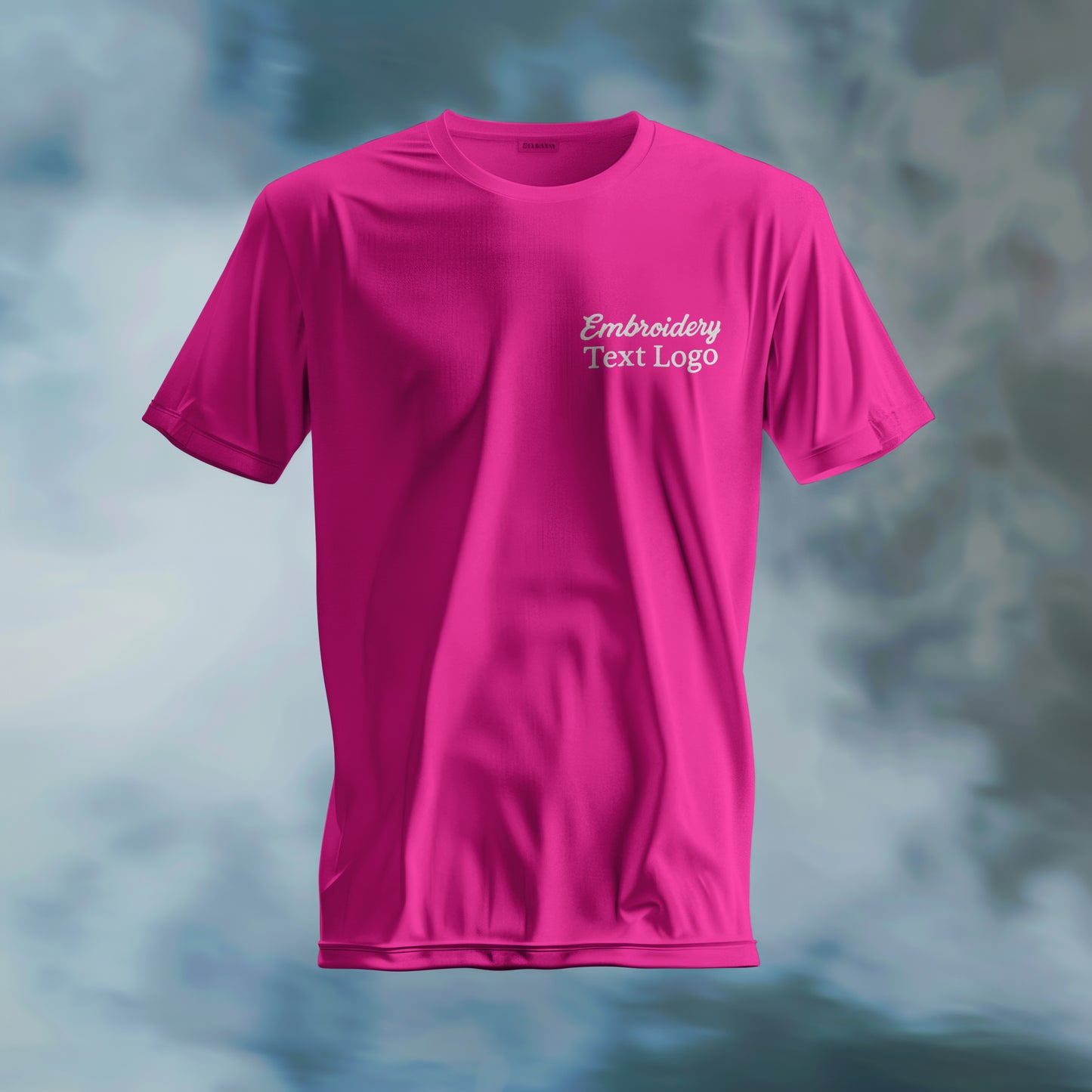 T-shirt unisexe brodé personnalisé