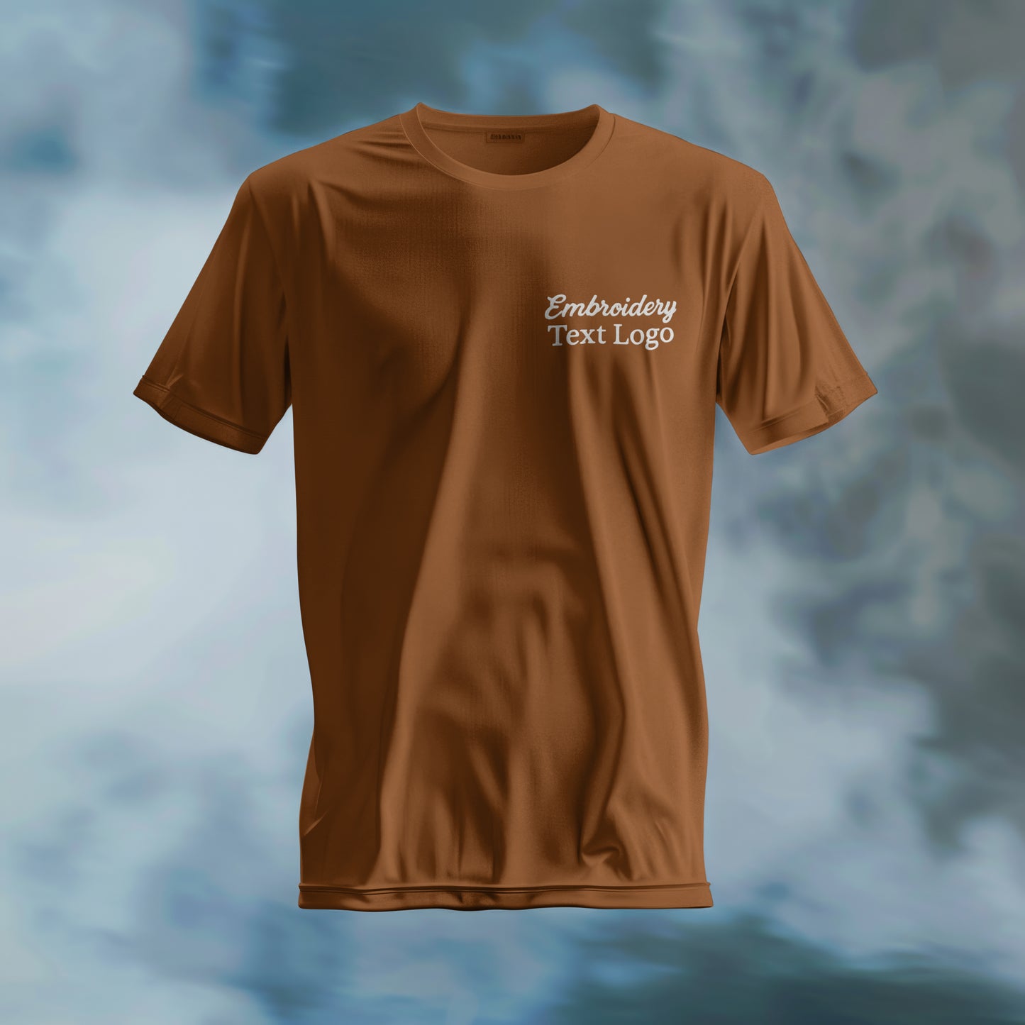 T-shirt unisexe brodé personnalisé
