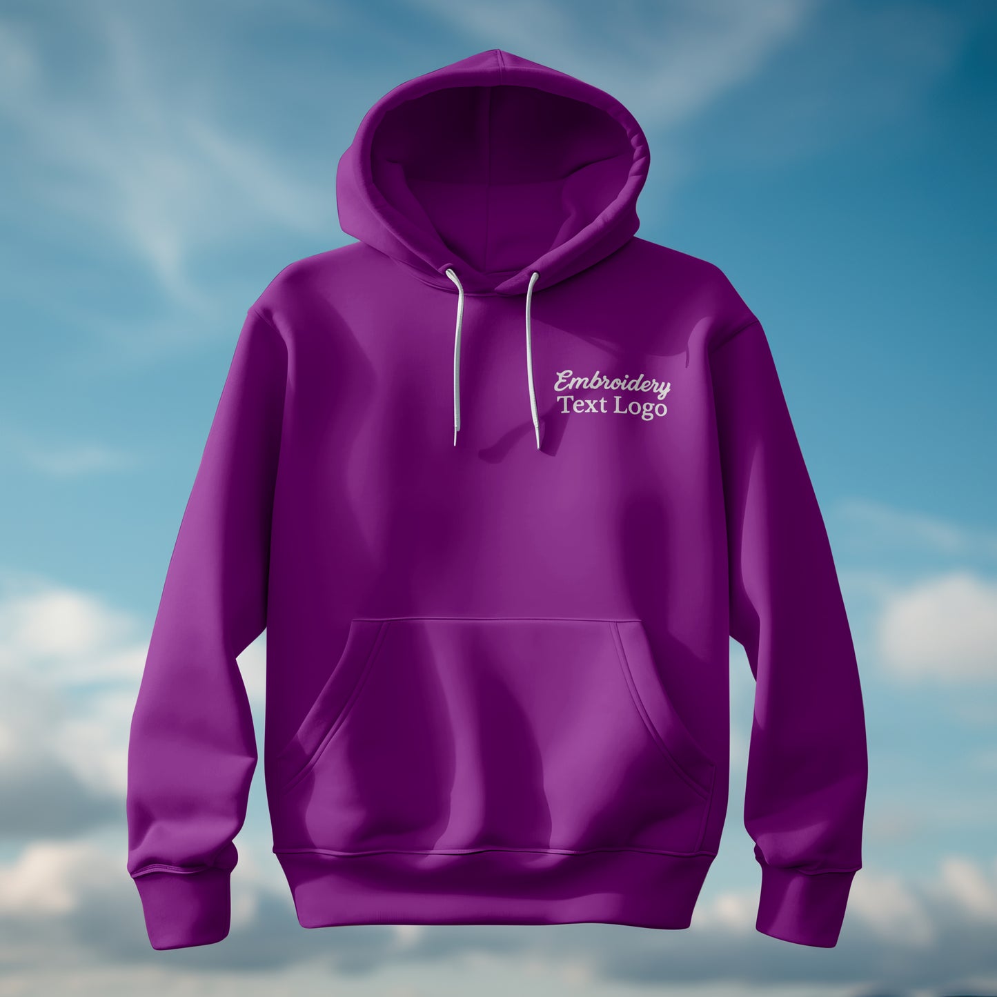 Sweat à capuche unisexe brodé personnalisé