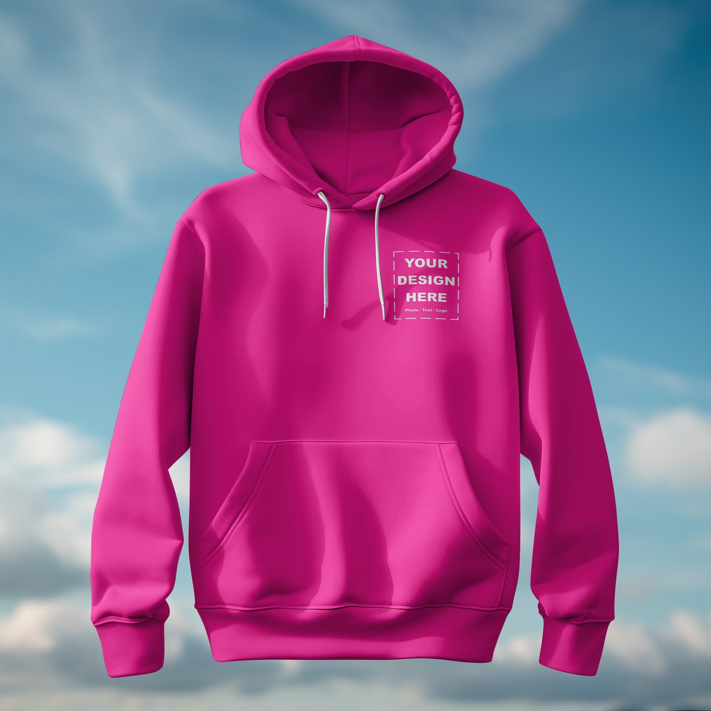 Sudadera unisex con capucha estampada personalizada