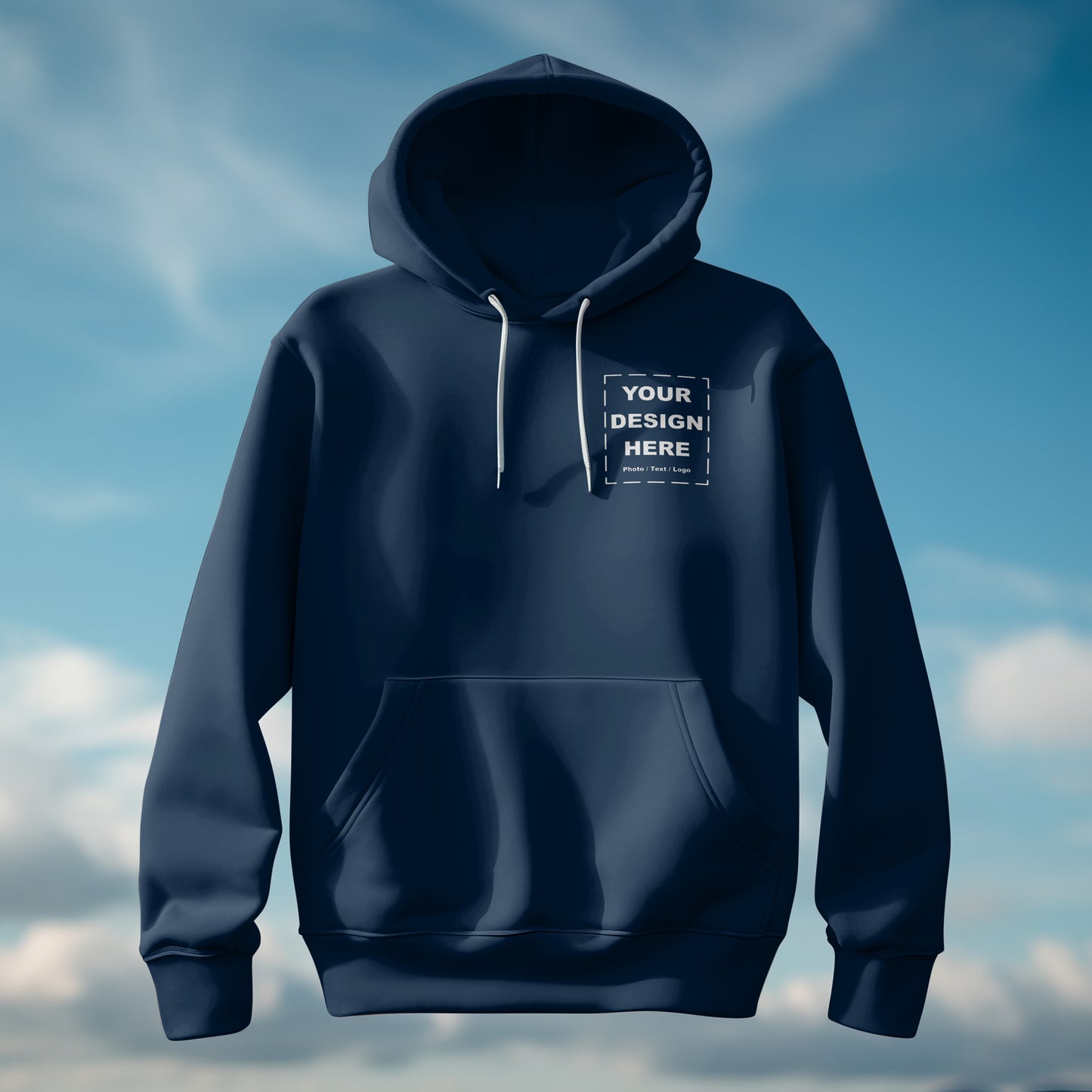 Sudadera unisex con capucha estampada personalizada